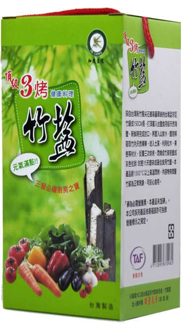 和慶豐 頂級三烤竹鹽 窯燒海鹽 提升料理風味 300g, 1個