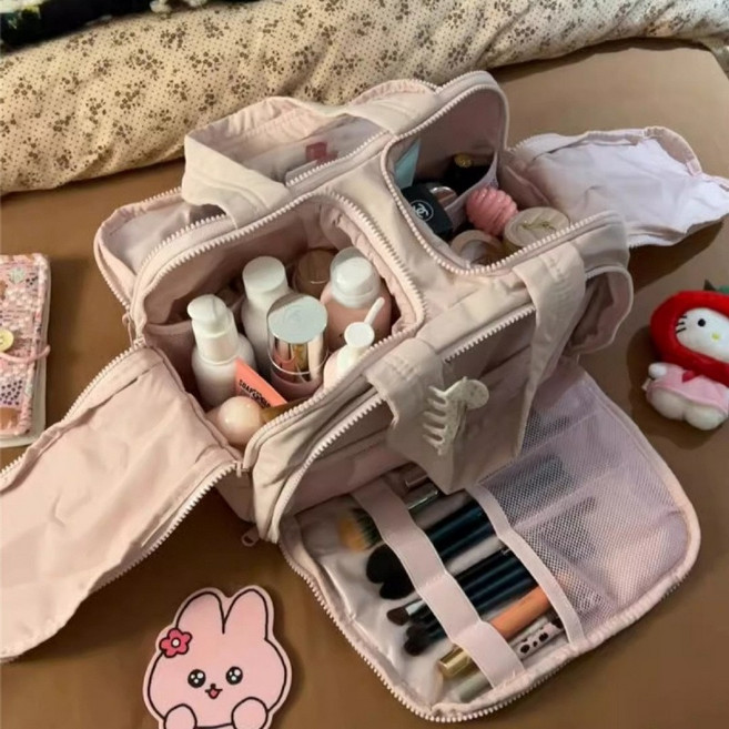 화장품 파우치 여행용 보조가방 매쉬 포켓 수납 메이크업박스 휴대용 화장품 파우치