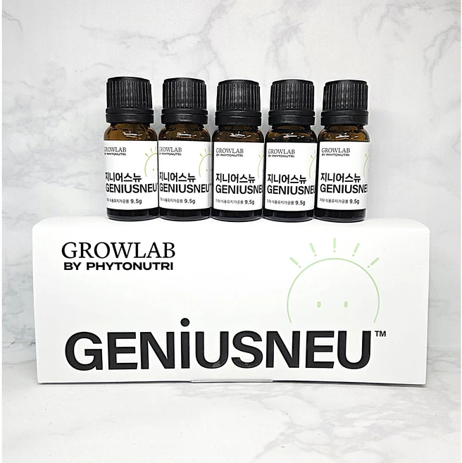 지니어스뉴 두뇌성분제 DHA ALA 영양 제품 올로메가 베이비 스마트 이유식 부스터 5개, 1개, 47.5g - 쿠팡