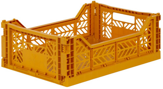 아이카사 폴딩박스 M dalgona 달고나 수납박스 수납바구니 수납함 정리함, 1단