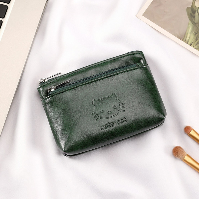 뷰티앤몬스터 귀여운 고양이 고급 PU 가벼운 소프트 반지갑