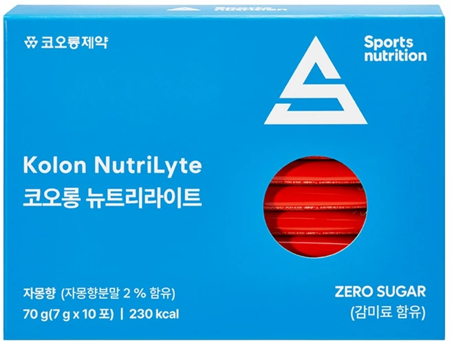 코오롱제약 뉴트리라이트 이온음료 무설탕 제로 비타민 수분충전 전해질워터 10포, 10개, 7g - 쿠팡