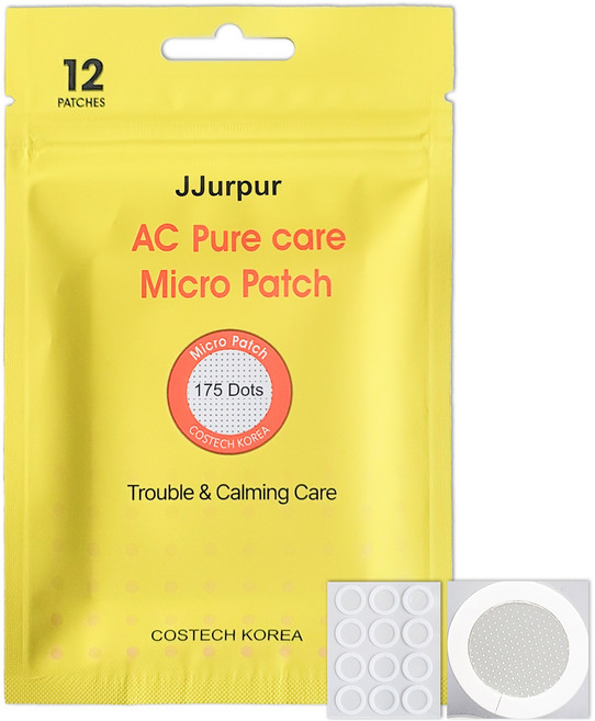 여드름 트러블 피부진정 마이크로패치 12p 14mm, 1개, 12개입