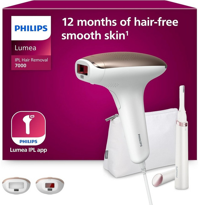 필립스 루메아 IPL 제모기 BRI921 얼굴/몸 Philips Lumea IPL 7000 Series Haarentfernungsgerät