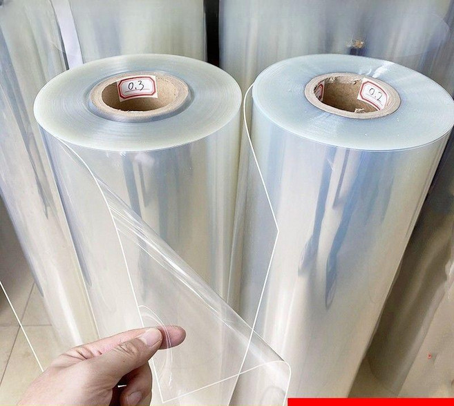 폴리카보네이트 시트 투명 지붕 렉산 PVC 필름, 투명 0.2mm 1mx5m, 1개