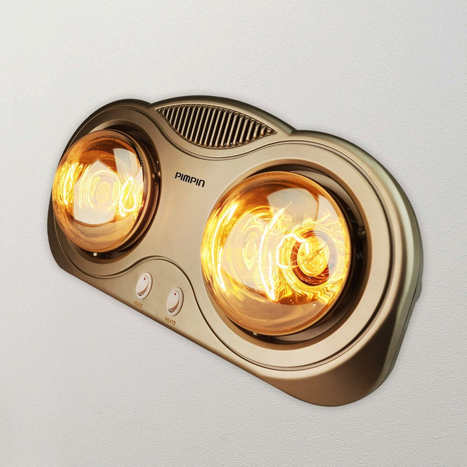 타올라 욕실난로 2구 순간난방 벽걸이형 욕실난방기 욕실히터, 욕실난로(2구)