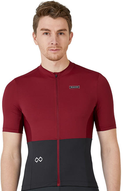 기어엑스 싸이클웨어C 반팔라운드 04-2 남성 버건디차콜