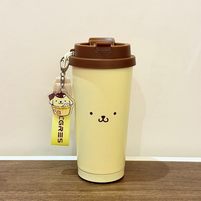 폼폼푸린 520ml 텀블러 휴대용 보온뵹, 1개