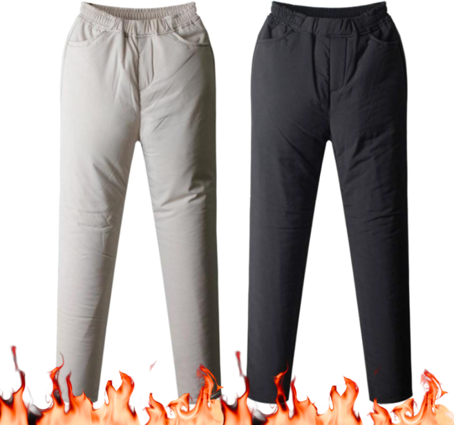 라라로엔픽 여성용 55~88 빅사이즈 방한 패딩 바지