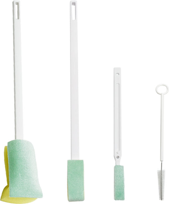 일본 마메이타 30cm 병세척솔 +30cm 찌든 때 제거솔+틈새 세척솔+빨대 세척솔 4종 1세트, 1개