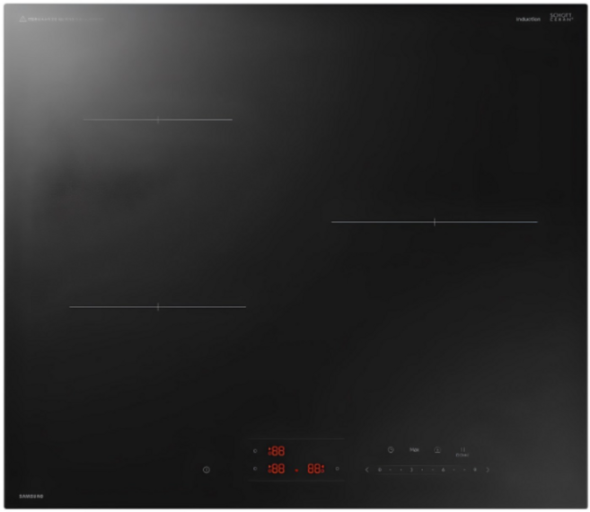 삼성전자 삼성 BESPOKE 빌트인 인덕션 3구 NZ63DG403CFK 블랙