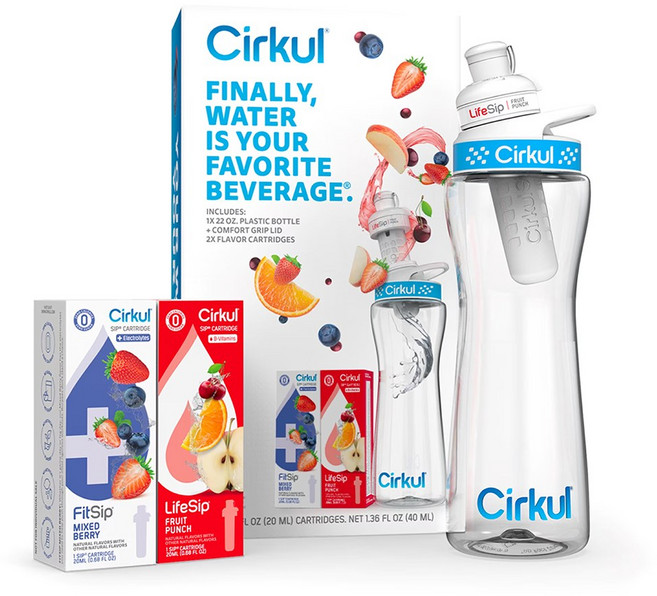 서큘 써큘 워터물병 스타터키트 650ml 카트리지포함, 단품, 단품