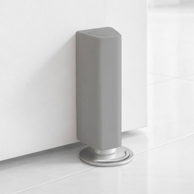 준랩 무타공 슬림락 도어 스토퍼 자석, 1개, 그레이