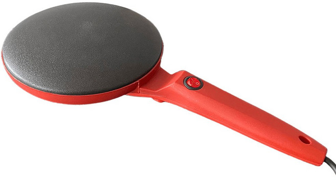 전기 크레페 메이커 휴대용 아침 피자 기계 크레페 팬케이크 베이컨 토르티야를위한 스프링 롤 요리 도구, 1개