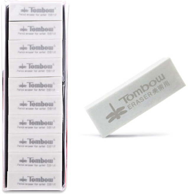 톰보 미술용 지우개 10팩 100개입