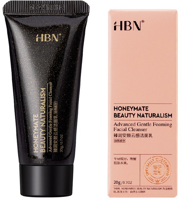 HBN 臻潤安顏雲感洗面乳, 20g, 1個