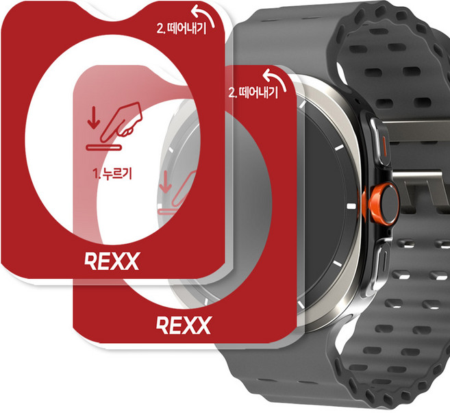 렉스 이지스틱 갤럭시 워치 강화유리 액정보호필름, 1개