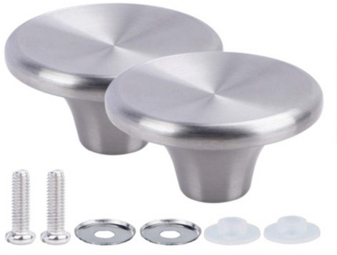 2 세트/4 세트 네덜란드 오븐 손잡이 스테인리스 스틸 주방 냄비 뚜껑 핸들 교체, 2 피스 세트, 1개