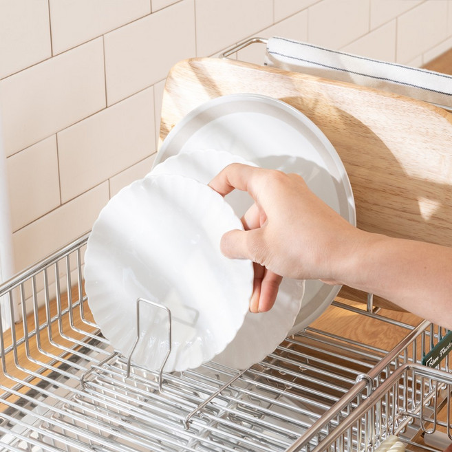 식기건조대 접시꽂이 겸용 접시정리대, 1개