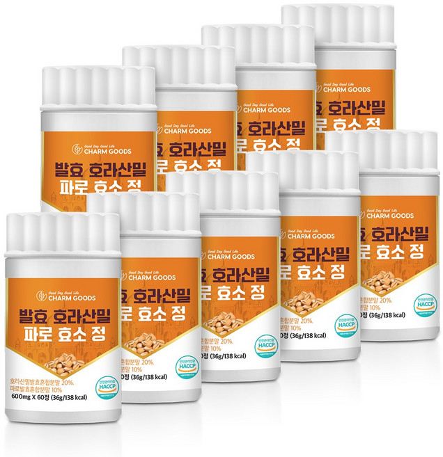 호라산밀 파로 효소 정 HACCP 인증, 9개, 60정