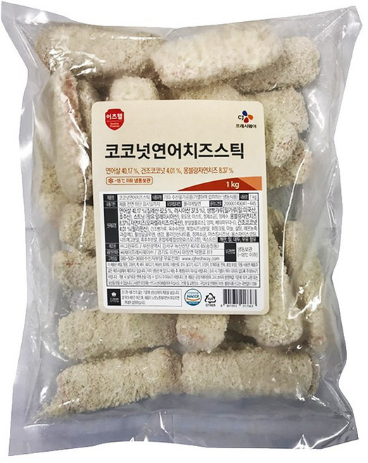 CJ 이츠웰 코코넛 치즈 연어스틱 1KG, 1개