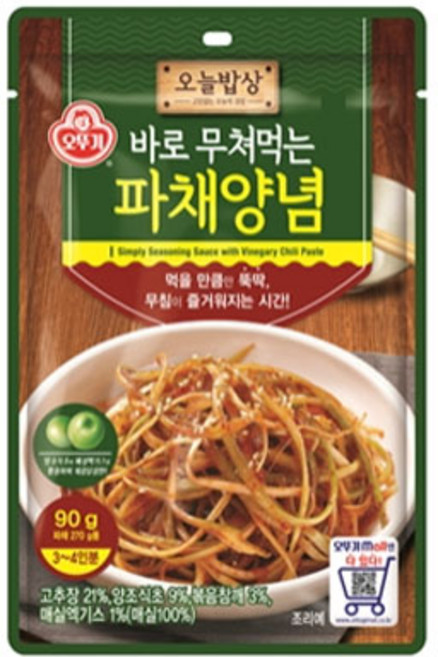 오뚜기 바로 무쳐먹는 파채양념, 90g, 10개