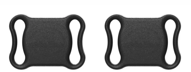 반려동물용 GPS 위치 추적기 방수 LED 라이트 업 앱 트랙 고양이 용품 1 개 2, 02 2 Pcs Black