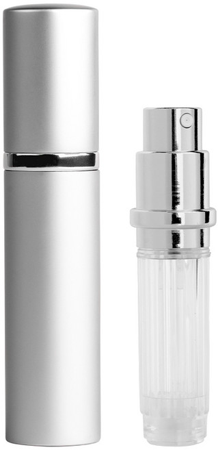 香水分裝瓶 隨身便攜噴霧瓶, 1個, 銀色