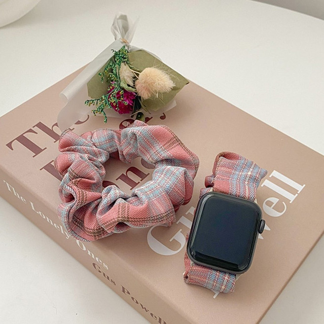 워치 곱창스트랩 곱창밴드세트 곱창머리끈 워치밴드 시계줄, 상세페이지 참조, 1개