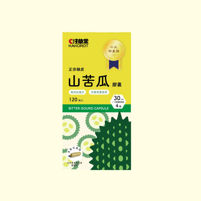 淺草堂 山苦瓜膠囊, 1個, 120顆