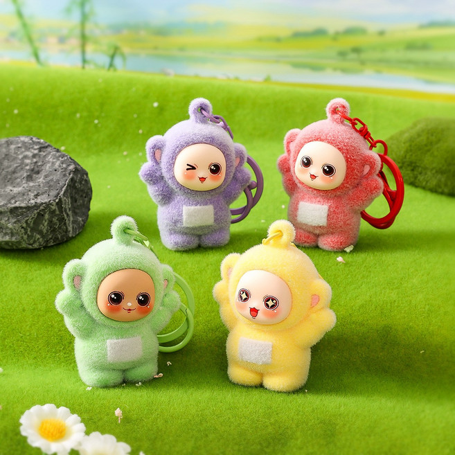 번블랙 텔레토비 캐릭터 굿즈 키링 열쇠고리 백참 자동차 키홀더 가방 인형