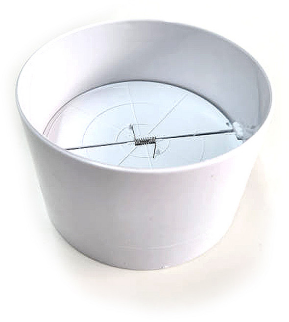 [당일출고]환기자재 역풍방지댐퍼 ABS 직부형 BDD 100 125 150파이, 1개