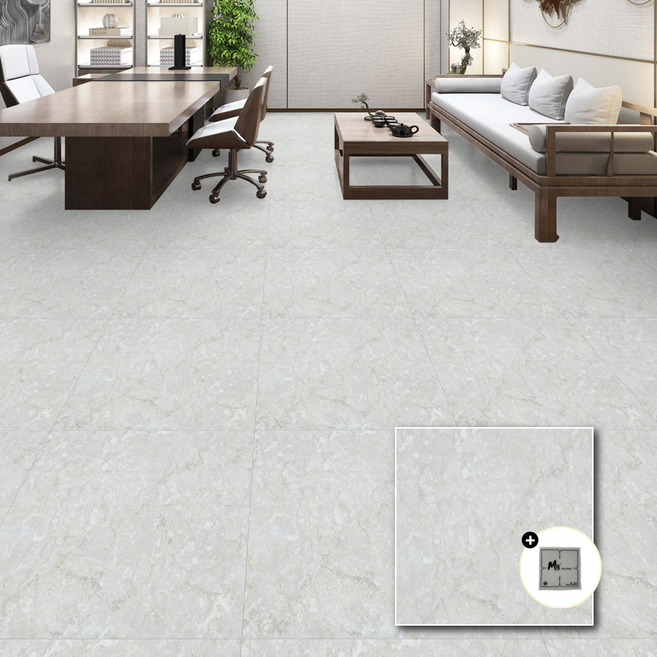 두껍고 붙이기 쉬운 데코타일 흔적 없이 깔끔한 비접착 타일, 스톤그레이, 9개