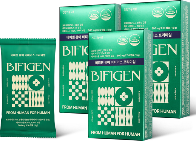 비피젠 퓨어 비피더스 프리미엄 프로바이오틱스 특허균 100억 보장, 30정, 3개
