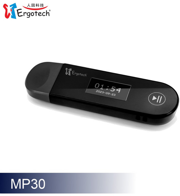 【人因科技】MP30 高音質藍牙音樂播放器 錄音筆/MP3, 藍牙音樂播放器+專用充電器, N/A, MP30