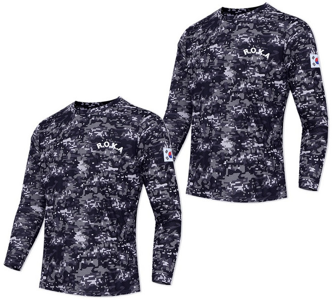 꽃중년 로카티 긴팔 쿨티 쿨론 냉감 티셔츠 1+1