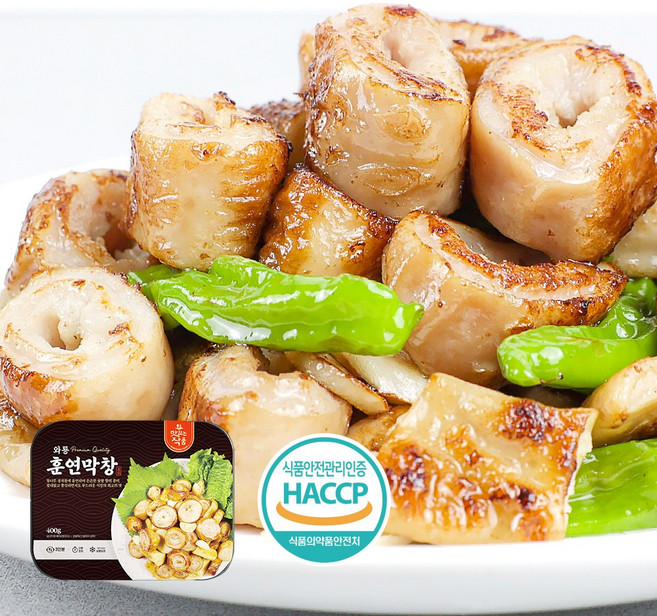 [와룡식품] 와룡막창 대구막창 훈연막창 400g (막창소스포함), 1개