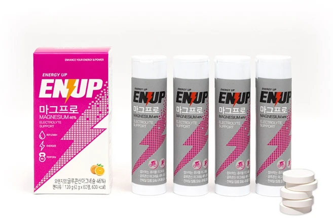 엔업 마그프로 마그네슘, 15정, 4개 - 쿠팡
