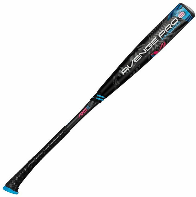 Axe | Avenge Pro 3 하이브리드 USA 야구 배트 드롭 -10+ -8+ -5 3피스 6.7cm2 5+ 8인치 배럴 블랙+ 블루+ 핑크 -5 76.2cm30인치 4, -10, 31"