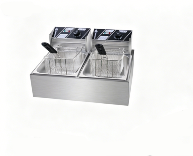 金獅瑪 JSM-81 不鏽鋼電炸爐, 20L雙缸電炸爐-220V【H型插頭】, 20L雙缸電炸爐-220V【H型插頭】