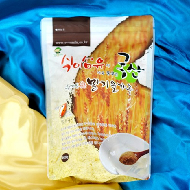 [성주물소리] 식용 밀기울 생가루 볶음 브랜 브랜 빵 재료 bran, 1개, 02 볶은밀기울가루500g