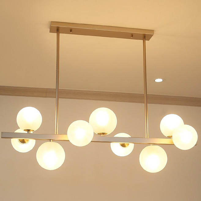 버블 9등 펜던트, 버블9등펜던트-LED G9램프(전구색-노란빛) 9개