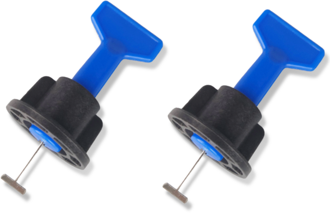 씨앤공구 원형 평탄클립 청년타일공구 타일 재사용 T자형 돌돌이 1.2mm, 1개