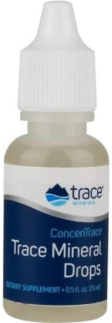트레이스 미네랄스 컨센트레이스 미네랄 드롭스 59ml 전해질수분뼈 관절 건강 지원 농축액, 1팩(0.5oz) - 쿠팡