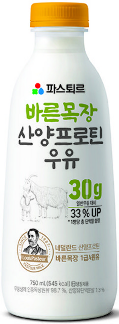 파스퇴르 산양유 단백질우유, 750ml, 3개