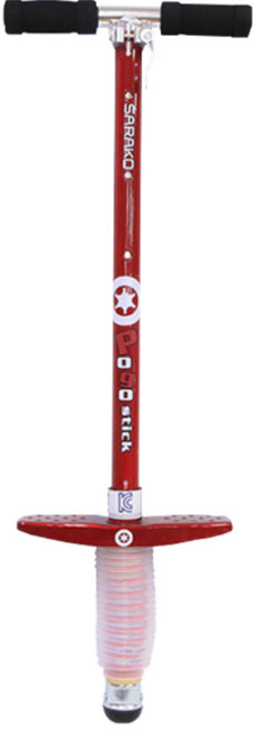 홈쇼핑정품/운동효과/균형감각증가/정품 아동용 스카이 콩콩/어린이날선물/포고스틱/점핑놀이/균형놀이/사이즈조절가능/논슬립핸들쿠션/초경량/고탄성스프링/크리스마스, 레드, 1개