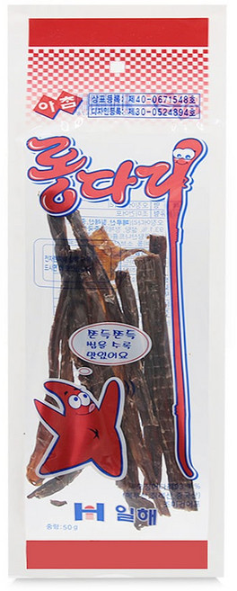 일해수산 오징어롱다리, 1개, 50g