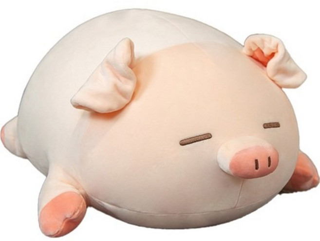 옥그라미 안고자는 돼지인형 애착 쿠션, 40cm, 졸린돼지, 졸린돼지, 1개