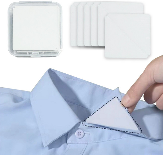 틴다 셔츠 카라 주름 고정 스티커 깃 보강재 구김방지 스타일링 패치