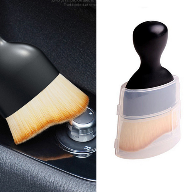 (주)에이스샵 차량 미니 먼지털이(케이스증정) 브러쉬 미세 창틀 컴퓨터 틈새, 1개